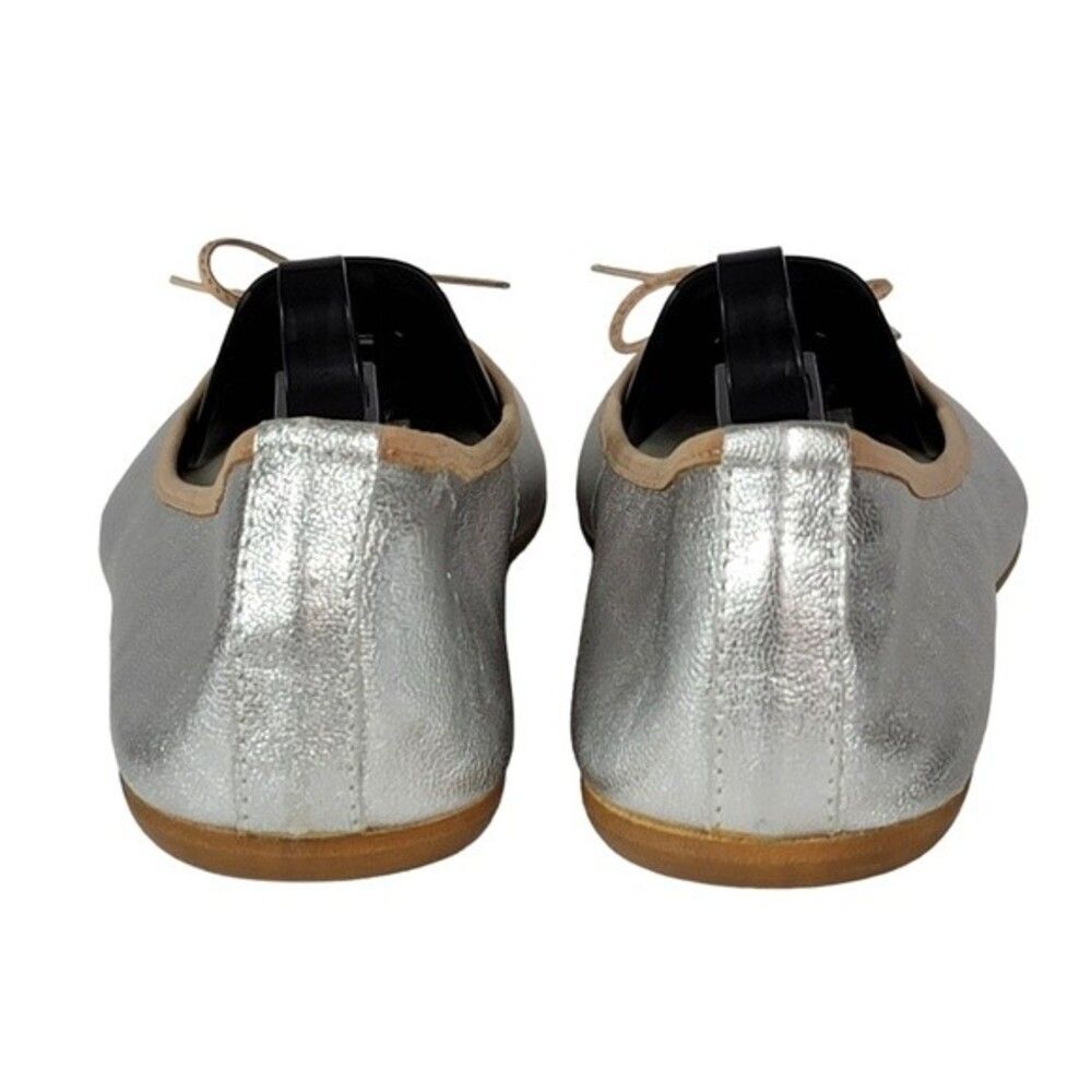 Patricia Green Silver Ballet Shoes Size 40 - Picture 5 of 8